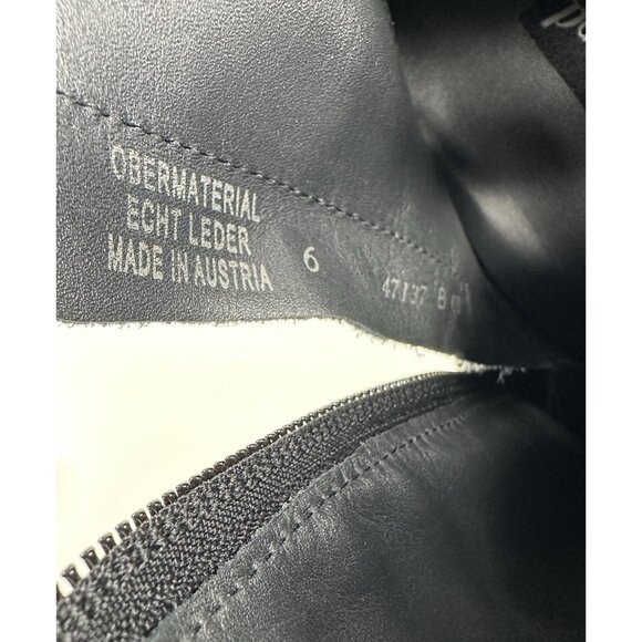 Paul Green Vienna Black Suede Ankle Boots Women's US 8.5 UK 6 Booties Cutout New - Picture 10 of 11